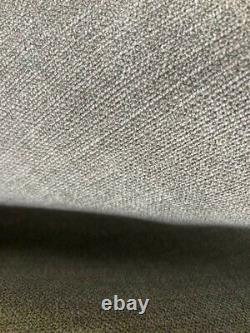 15 mt chenille heavy grey upholstery curtain cushion bed caravan chair fabric