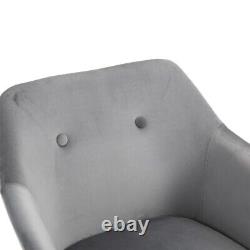 2 set Chairs Dining Chairs with Thick sponge thick cushion velvet armrest chairs