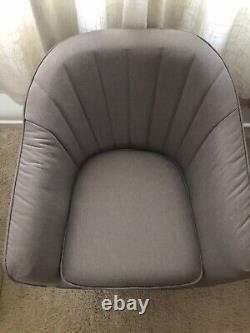 2x of Designer Stylish Tub Chairs Armchair Cocktail Chairs Upholster Gold Legs