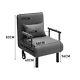 3-in-1 Folding Single Sofa Chair Bed Convertible Couch Lounger Sleeper Armchair