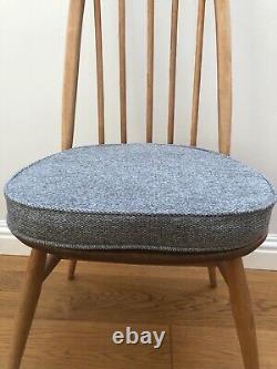 4 MyHome NEW Seat pads / Cushions For Ercol dining chairs (Grey)