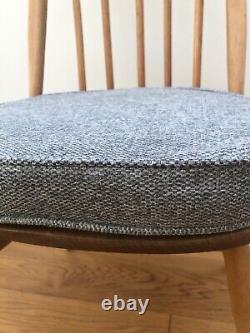 4 MyHome NEW Seat pads / Cushions For Ercol dining chairs (Grey)