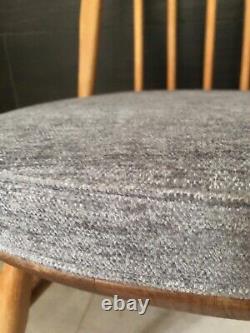 4 MyHome NEW Seat pads / Cushions For Ercol dining chairs (Tessero Grey)