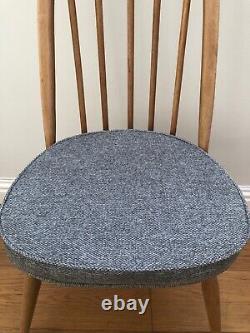 6 MyHome NEW Seat pads / Cushions For Ercol dining chairs (Grey)