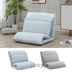 Adjustable Floor Chair with Back Support Folding Chair Bed Lazy Sofa Bed