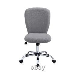 Adjustable Swivel Chair Home Office Computer Desk Chair Fluffy Cushioned Seat