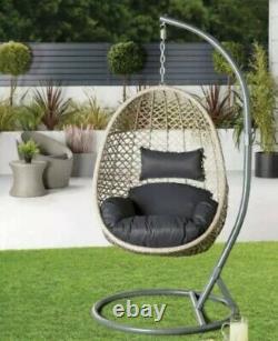 Aldi Gardenline Garden Patio Egg Swing Chair with Cushion NEW In hand