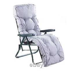 Alfresia Relaxer Chair Green Adjustable Frame with Classic Cushion