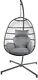 Azura Hanging Egg Chair Grey. Garden. Patio