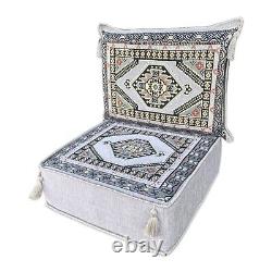 BOHO floor seating cushion l Arabic majlis FLOOR seating l Meditation CHAIR