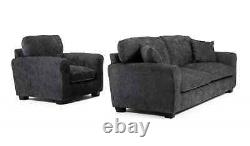 BRAND NEW ORIGINAL TAMMY HOME CHNNILE 3+2 NORMAL BACK Sofa Swivel Chair SALE