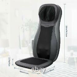 Back Neck Massage Seat Chair Cushion with Heat 3D Finger Pressure & Vibration