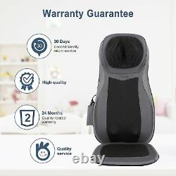 Back Neck Massage Seat Chair Cushion with Heat 3D Finger Pressure & Vibration HD
