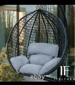 Brand New Hanging Chair Egg With Grey Cushion