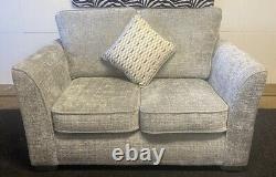 Brand new Grey Fabric 2 Seater Sofa Chair Scatter Cushion Pillow Living Room