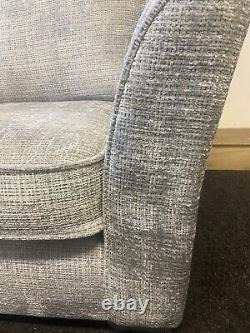 Brand new Grey Fabric 2 Seater Sofa Chair Scatter Cushion Pillow Living Room