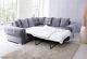 Chesterfield Fernando Corner Sofa Bed With Scatter Cushions Grey With Add-ons