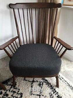 CUSHIONS ONLY for Ercol 1914 Chair Amatheon ANTHRACITE