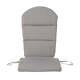 Contemporary Home Living 48.25 Inch Solid Outdoor Patio Adirondack Chair Cushion