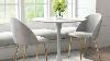 Cozy Dining Chair Gray U0026 Gold 101558