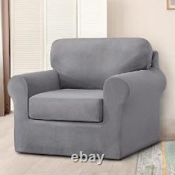 Cushion Sofa Slipcover Velvet Covers For Sofa with Three Separate Backrests