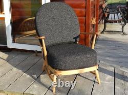 Ercol 203 Chair Mid Grey Stitch from Camira Citadel 833 Cushions & Covers Only 