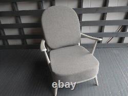 Cushions & Covers Only. Ercol 203 Chair. Light Grey Stitch Camira FL832 Redoubt