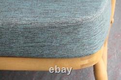 Cushions & Covers Only. Ercol 203 Chair. Teal/ Grey Weave