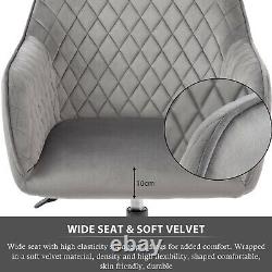 Desk Chair Office Chair with Arms Luxurious Cushion Home Office Swivel Chair