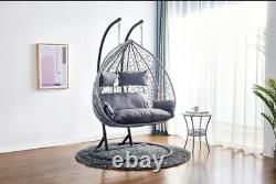 Double EGG Chair Swing Seat- Double Two Seater Garden Hammock Chair. (RRP £599)