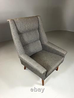 EB6217 Vintage Danish Lounge Chair, High back, 1960s, Mid Century, Retro, MNOR