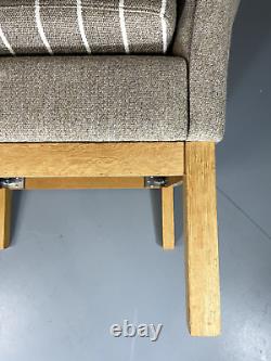 EB6224 Vintage Danish Lounge Chair Grey Wool Oak Retro MCM MNOR