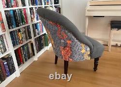 Emma J Shipley Soho Chair Tigris Flame + Cushion