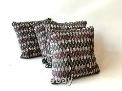 Ercol Set of Four 17 Scatter Cushions Purple Grey