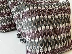 Ercol Set of Four 17 Scatter Cushions Purple Grey