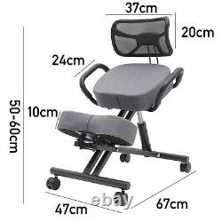 Ergonomic Kneeling Chair Thick Comfortable Cushion Home Office Adjustable Stool