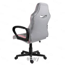 Executive Racing Chair Computer Office Chair Leather Recliner Swivel Adjustable