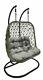 Extra Large Double Grey Hanging Egg Chair With Cushion Rattan Style New 2021