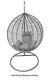 Fine Garden Hanging Egg Chair With Steel Frame And Weatherproof Comfy Cushion