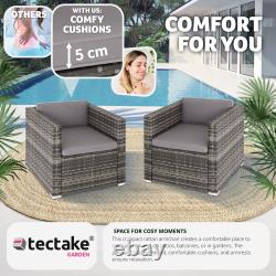 Garden Furniture Armchair Rattan Decking Chair Set Outdoor Patio Seat Cushions