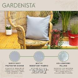 Gardenista Outdoor Hollowfibre Filled Decorative Scatter Cushions Garden Pillows