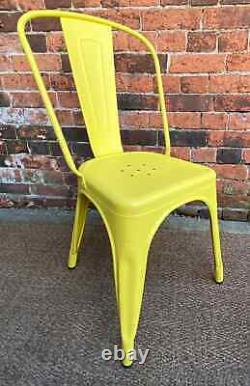 Genuine Tolix A Chairs For Dining + Desk With Makers Mark Weather Resistant