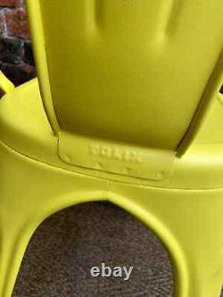 Genuine Tolix A Chairs For Dining + Desk With Makers Mark Weather Resistant