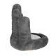 (grey) Cute Chair Cushion 5 Finger Shapecushion Soft Thick Bg