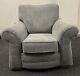 Grey Fabric Premium Pattern 1seater Sofa Chair Cushion Pillow Living Room Study