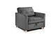 Grey Velvet Sleeper Chairs 3-in-1 Convertible Free & Easy Delivery