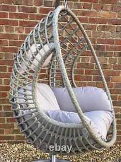 Hanging Egg Chair Garden Patio Swing Seat Metal Outdoor Furniture
