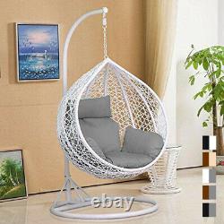 Harrier Hanging Egg Chairs Rattan Swing Garden Seats RANGE OF COLOURS/SIZES
