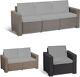 Keter Replacement Cushion Set Pads Rattan Garden Furniture Sofa Armchair
