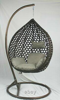 Large Rattan Hanging Egg Chair Cushion Indoor Outdoor Detached Pads Swing Chair